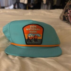 Zion National Park Teal Cap